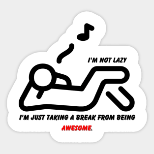 Being Awesome Sticker